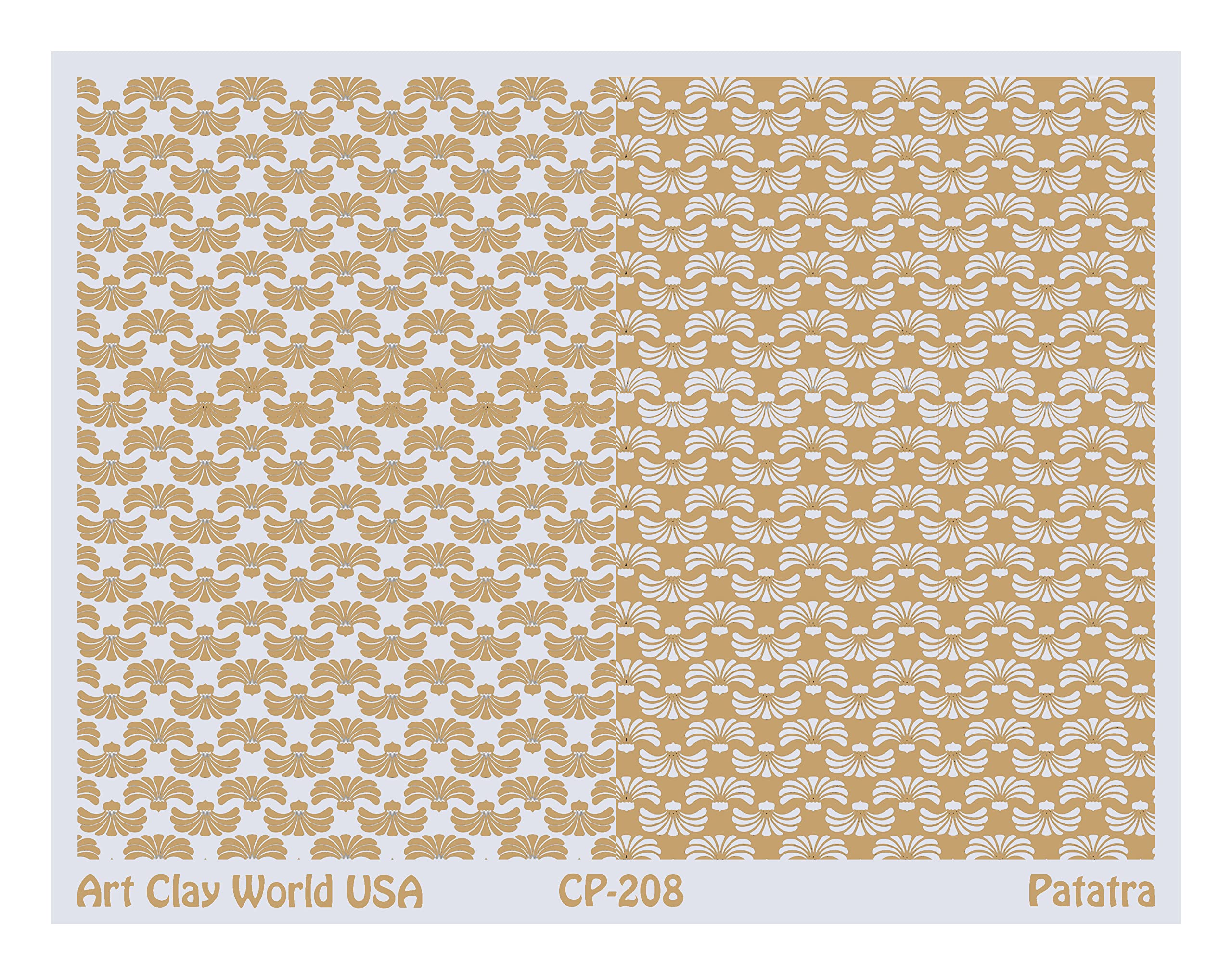 Low Relief Texture Plate Patatra Design - 1 Pc.