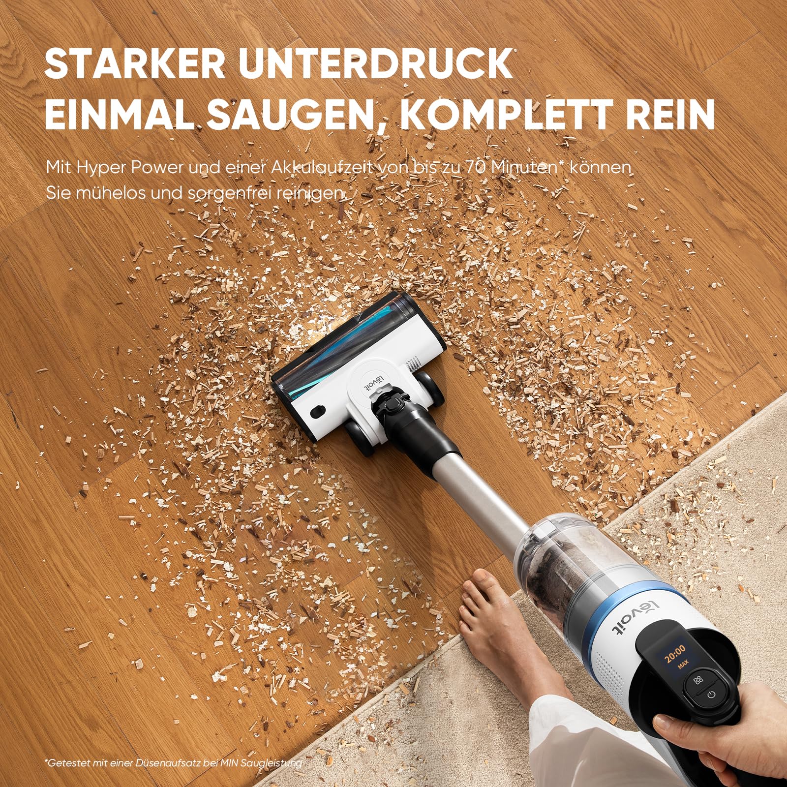 Levoit - 60 Tage Handsfreier Reinigungsstation – Akku Staubsauger - Bis zu 150㎡ Reichweite - 99 – Bild 5