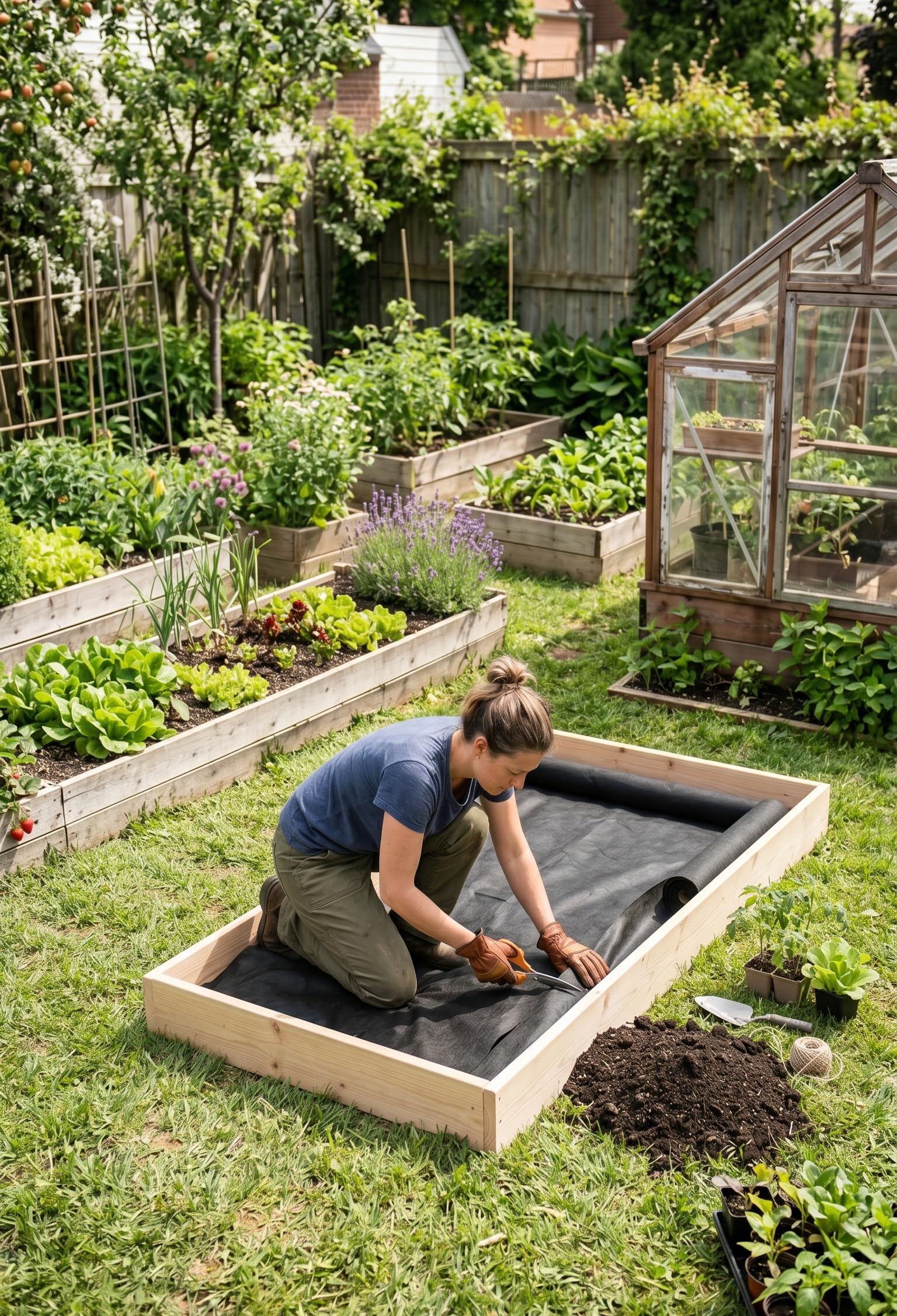 ASF Geotessile 150g/m² 50m x 1m | Telo da Giardino Anti-Erbacce, Drenaggio e Filtrazione, Sottofondo per Ghiaia, Vialetto
