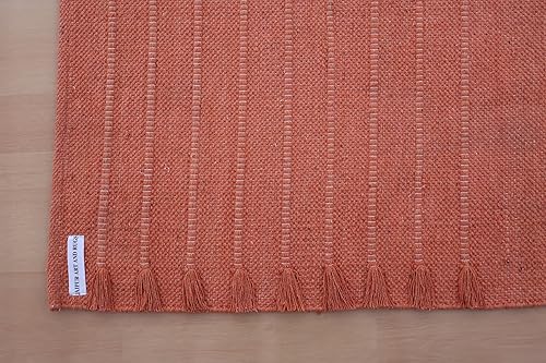 Miniatura 3 de Jaipur Art & Rugs - Alfombra de yoga de algodón, respetuosa con el medio ambiente, tejida a mano, gruesa (0.945 x 2.835 x 0.197 in) para el