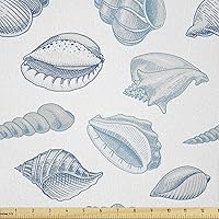 Vista 50 de Lunarable Tela suculenta de The Yard, flores en acuarela estilo pintura coloridas flores de primavera tema de jardinería, tela de microfibra