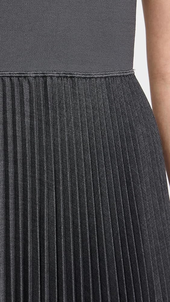 Amazon.com: Theory Women's Crew Pleat Dress, Charcoal Melange Amazon.com: Theory Women's Crew Pleat Dress, Charcoal Melange