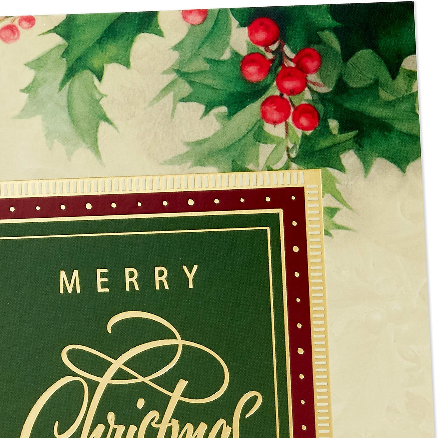 Hallmark Christmas Boxed Cards, Holiday Holly (40 Christmas Cards with Envelopes) - Image 6
