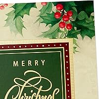 Vista 6 de Hallmark Tarjetas de Navidad en caja, acebo navideño (40 tarjetas de Navidad con sobres)