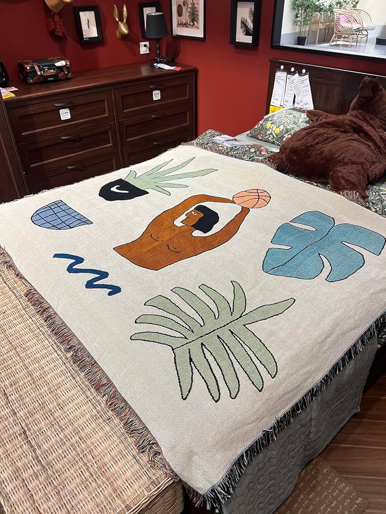 USA製 LAアーティスト 大判 POP ラグ ブランケット Amazon｜LAの