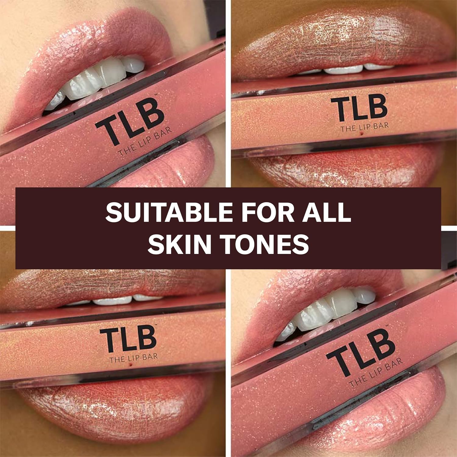 The Lip Bar - Lip Gloss, Baddie (Shimmer Pink) - Gloss Up Sheer Finish - Smooth, Not Sticky Formula - Moisturizing Coconut Oil, Olive Oil, Argan Oil & Vitamin E - Vegan & Cruelty Free - .30 fl oz - Image 3