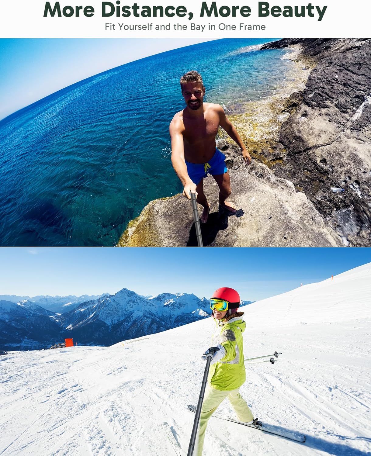 AKASO 160cm Selfie Stick Extendable Tripod Stand for GoPro Hero 13/12/11/10/9/Max, DJI Osmo Action 5/4/3, AKASO EK7000/Brave 4/Brave 7 LE Action Cameras and Other ODDV, ICEFOX Action Cameras - Image 4