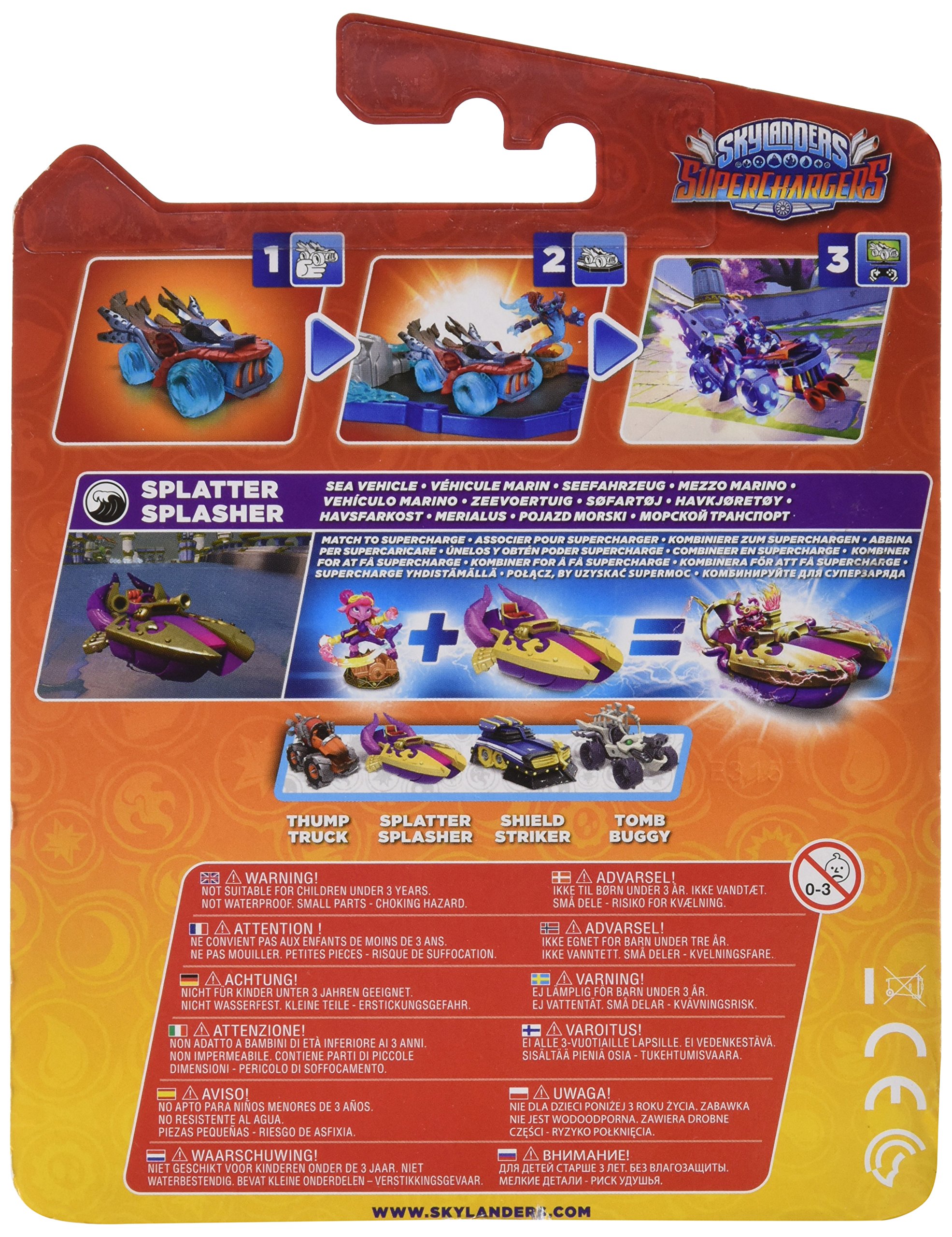Skylanders SuperChargers Splatter Splasher Normal / Véhicule Marin - Jeux & Jouets