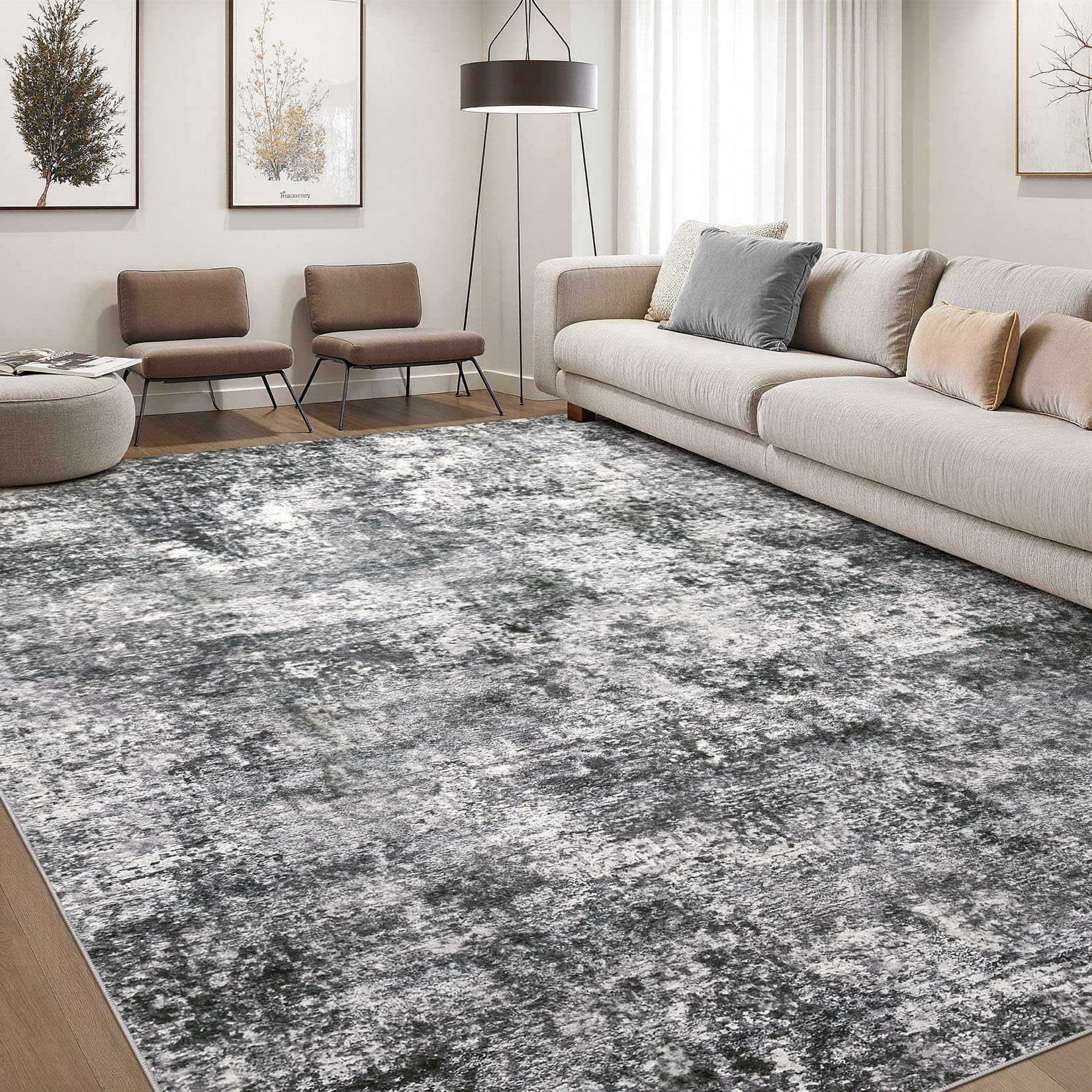 DMOYEST Washable Rug