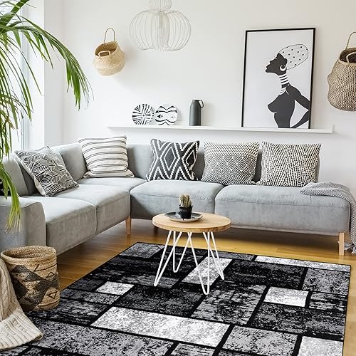 Miniatura 3 de 1007 - Alfombra gris de 8 x 10 pies, 8 pies x 10 pies, gris