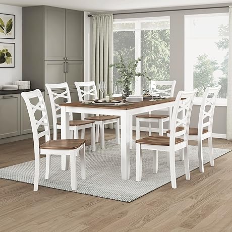 Lexicon Dining Table Set: Timeless Farmhouse Charm for Modern Dining