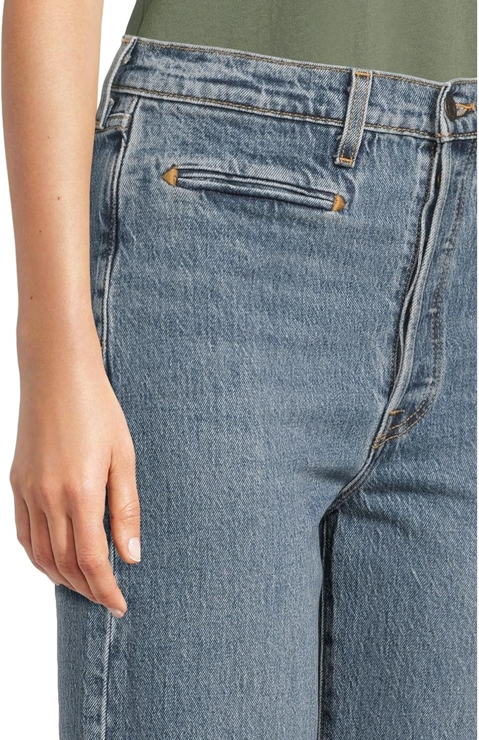 Levi's Womens Ribcage Full Length Western - Image 4