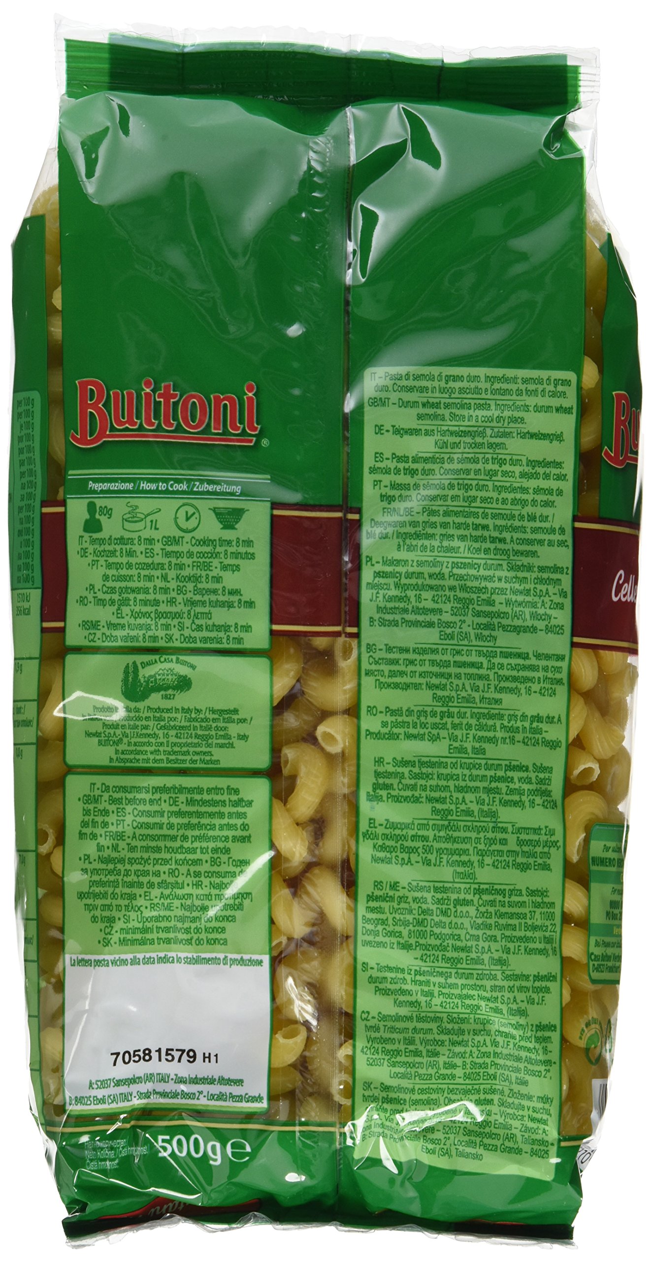 Buitoni Cellentani, 12er Pack (12 x 500 g Packung)