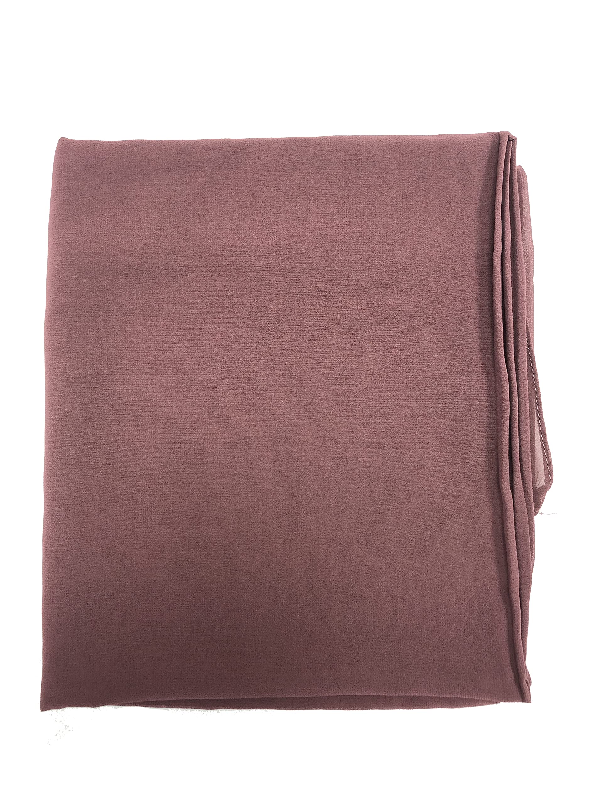 180X80 Chiffon Maxi Plain Scarf Hijab Sarong Shawl Large Wrap (Plum)