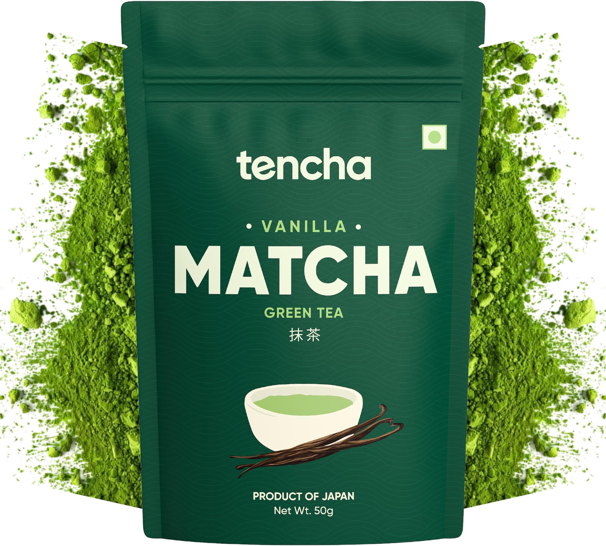 Tencha Vanilla Matcha Green Tea Powder Japanese Origin 50g