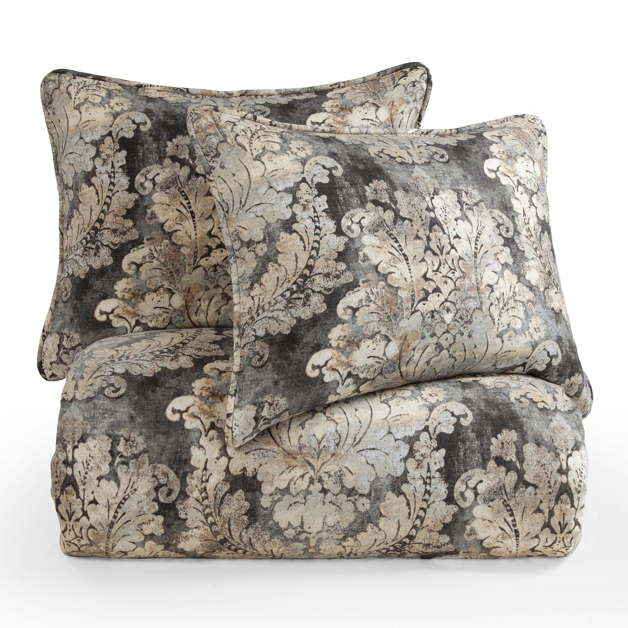 HiEnd Accents – Edredón Lyocell De Taaño Súper Queen Color Gris Liso