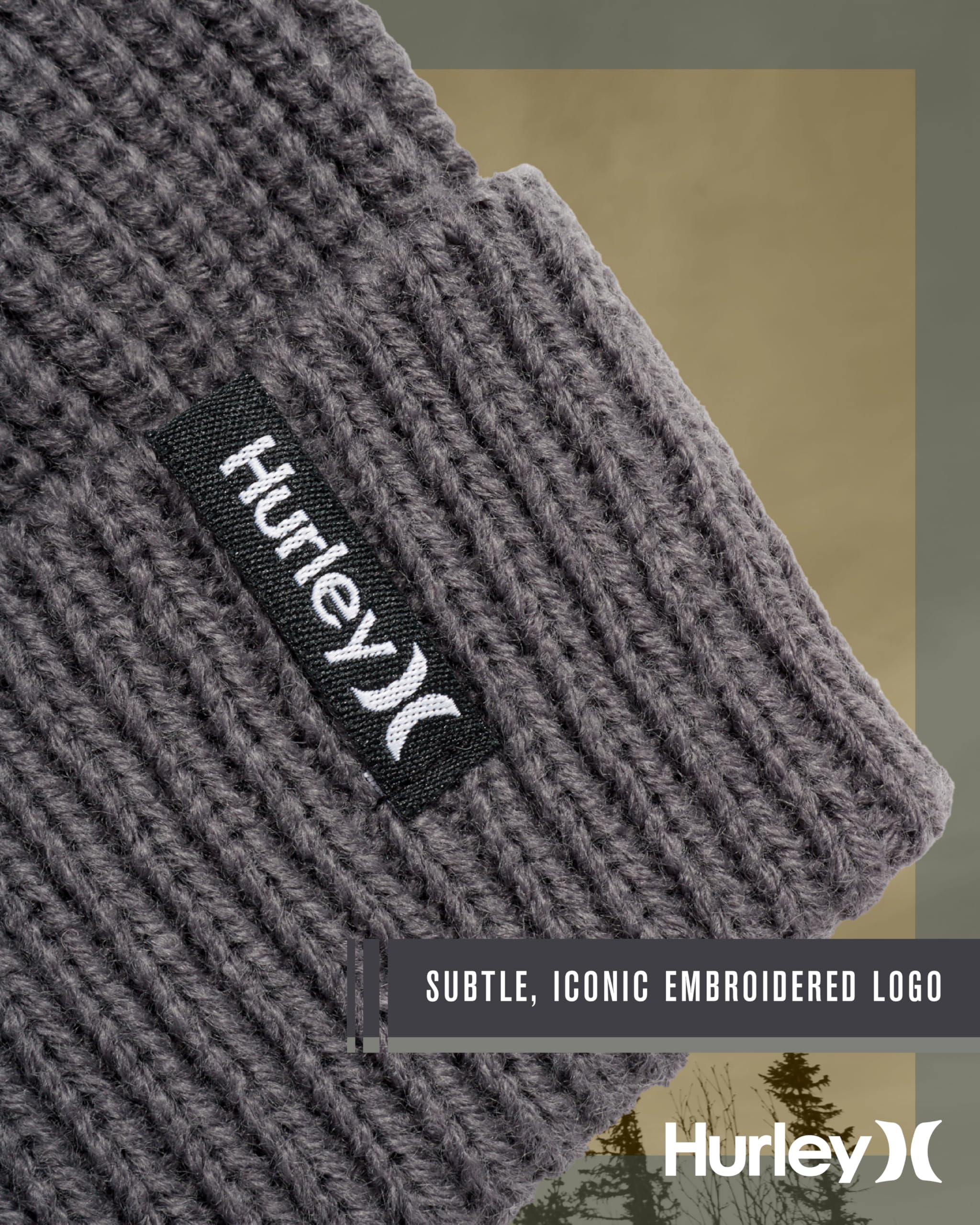 Hurley - M Max Cuff 2.0 Beanie, Berretto Uomo