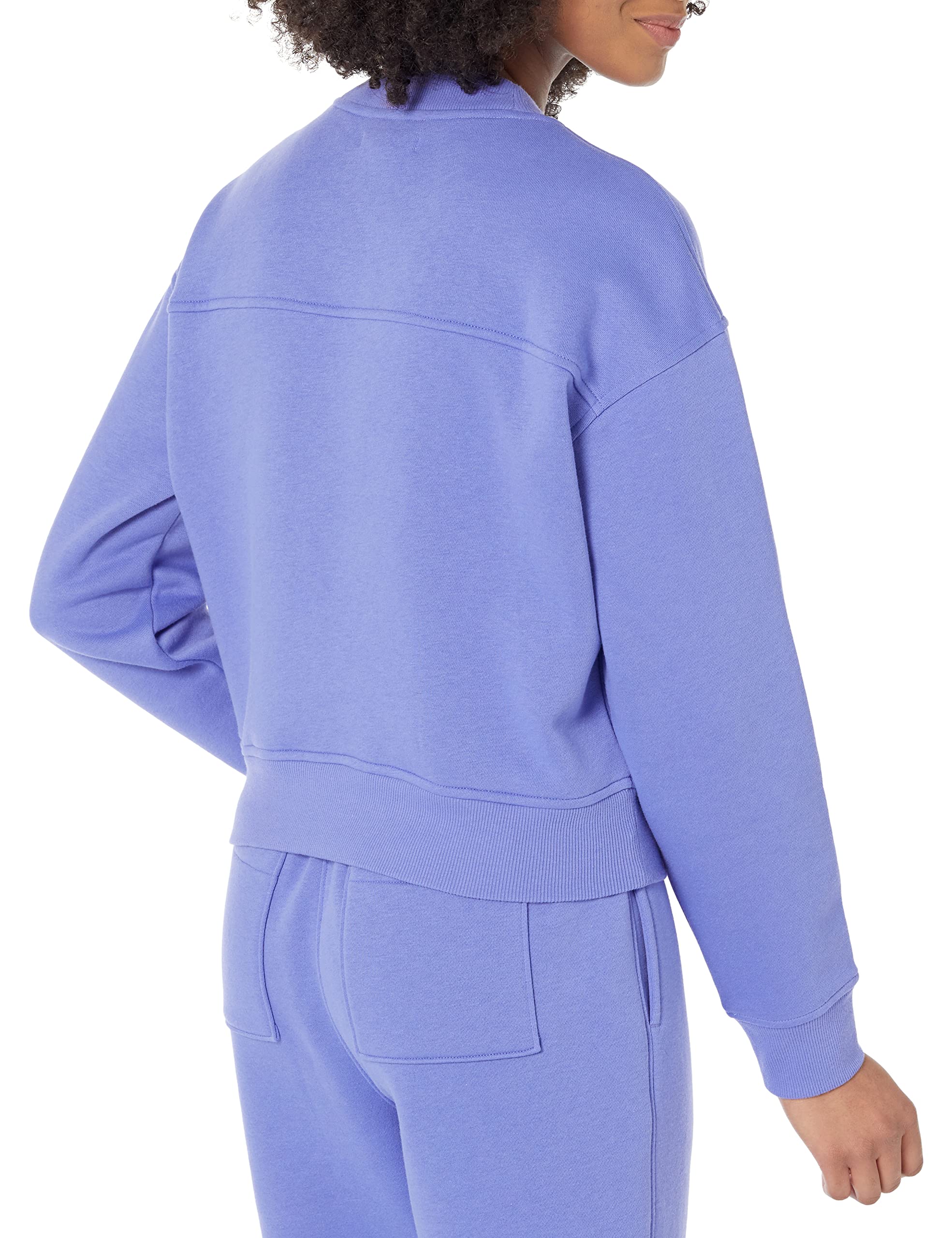 Amazon Essentials Sudadera corta de hombros caídos (disponible en tallas grandes) Mujer