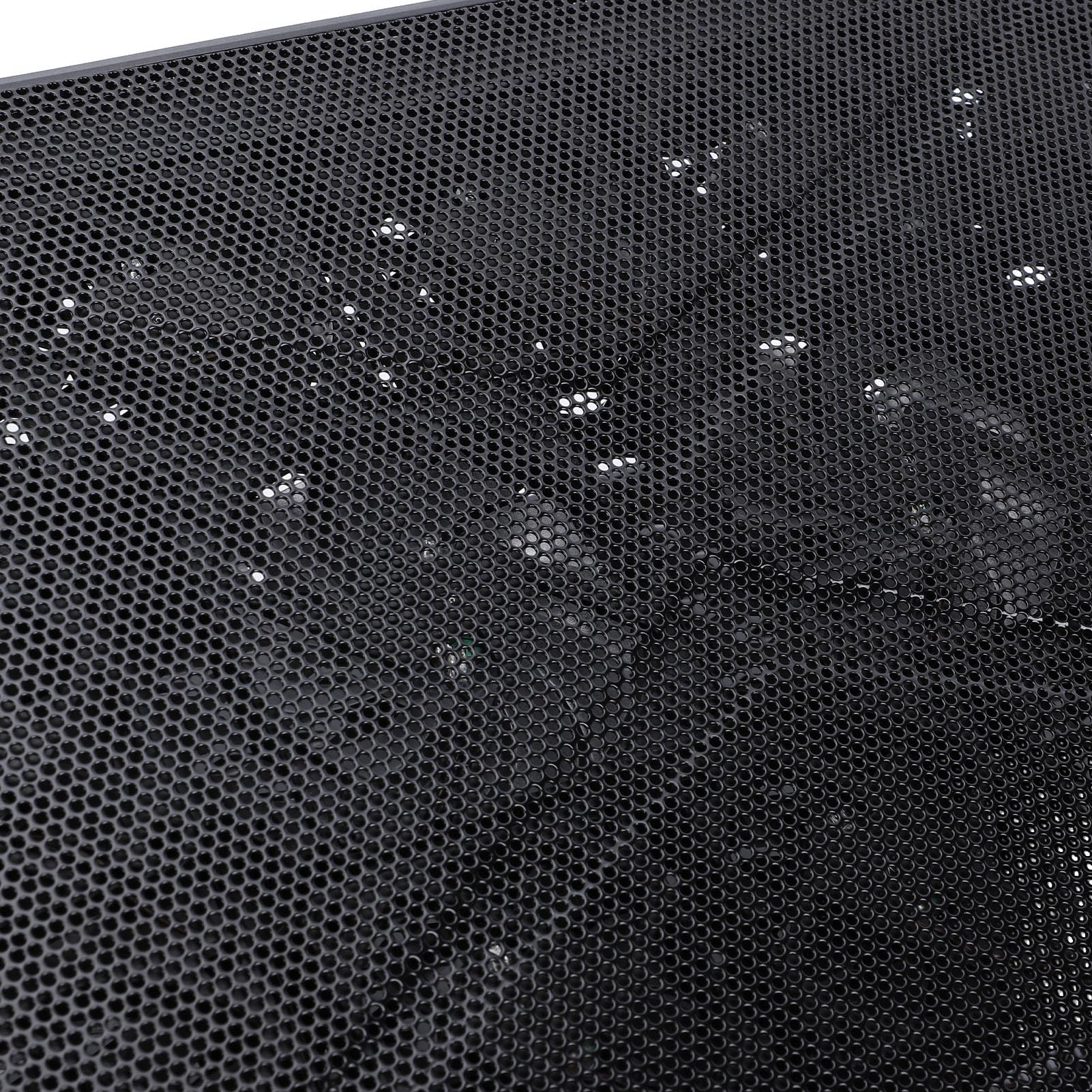 CCYLEZ Pad di Raffreddamento per Laptop Velocità della Ventola Regolabile Luci RGB Costruzione Stabile per Laptop da 12-19 Pollici per Appassionati di Giochi ABS in Metallo (#2)