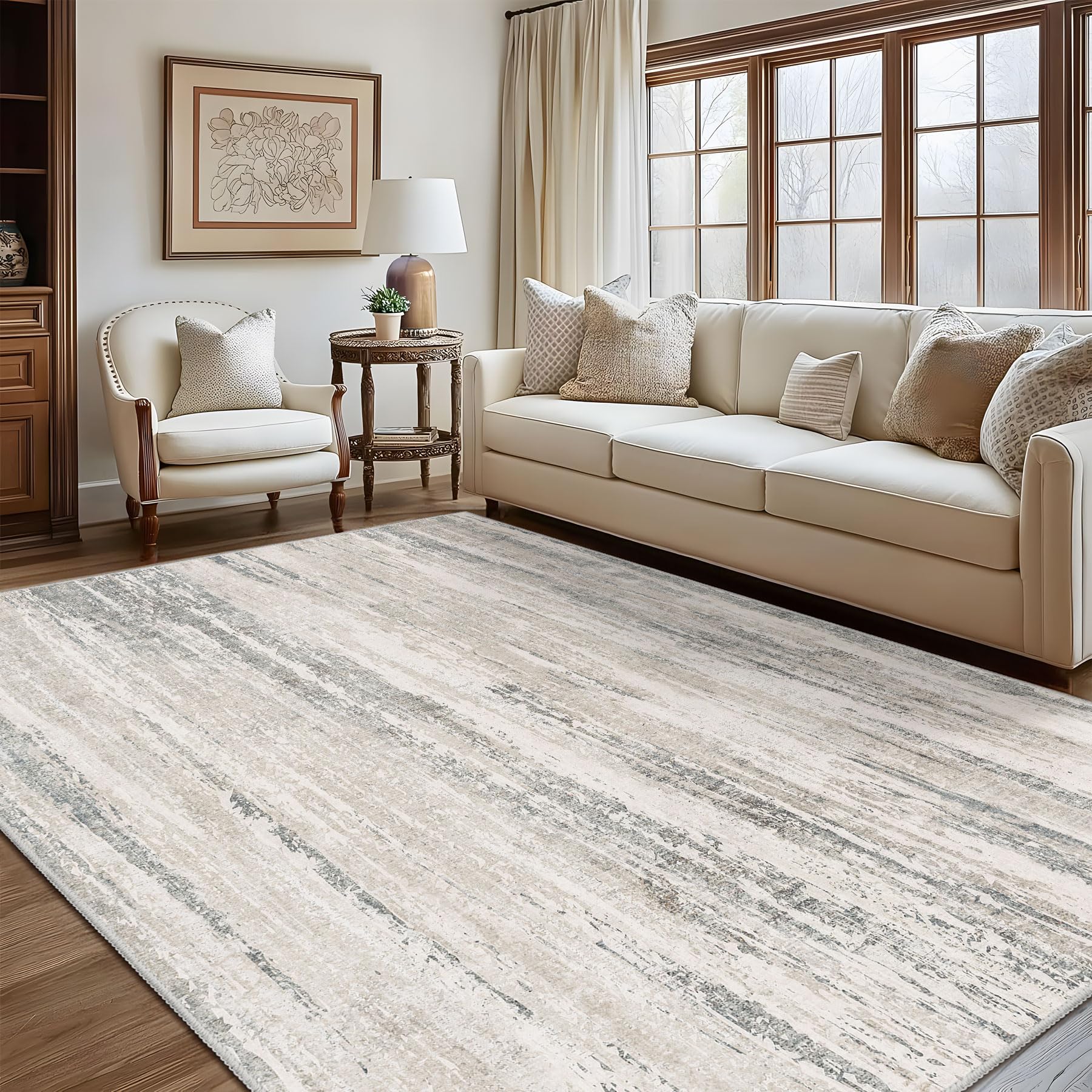 Amazon.com: MUJOO 8x10 Area Rugs,Washable Rugs for Living Room