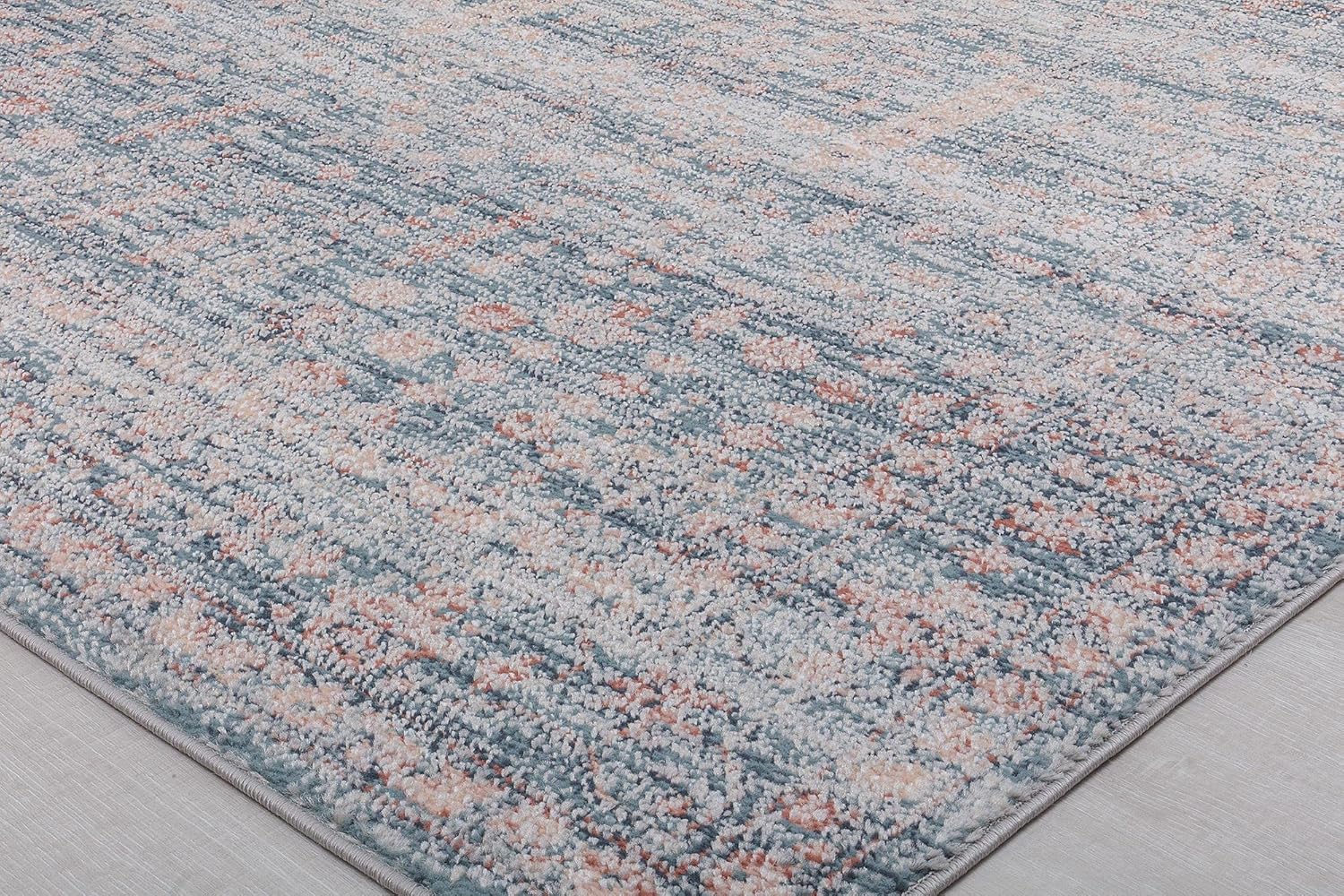 Rugs America Claire CL90A Dark Harbor Transitional Vintage 2x4 Area Rug, 2'6" x 4'