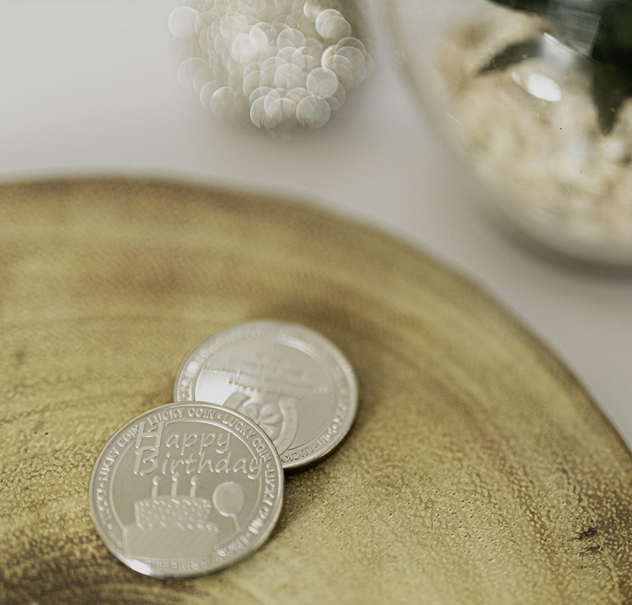 GadgetZone Lucky Lucky Charm Engraved Special Message Mum Dad