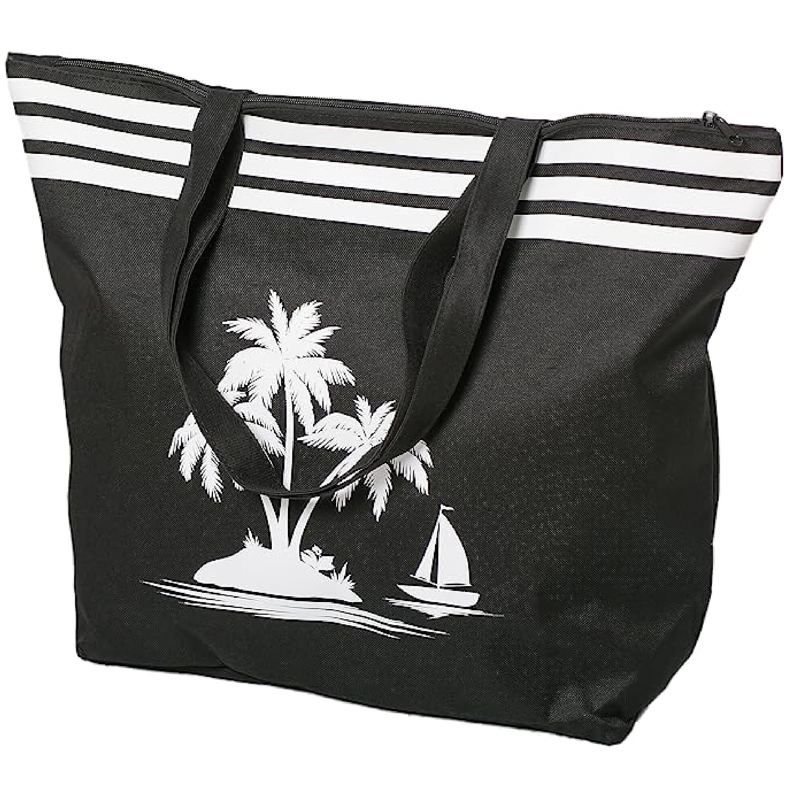 AIREE FAIREE Bolsas de Playa - Bolsa Piscina, impermeable con cremallera y bolsillos internos - Presenta un lindo diseño de impresión