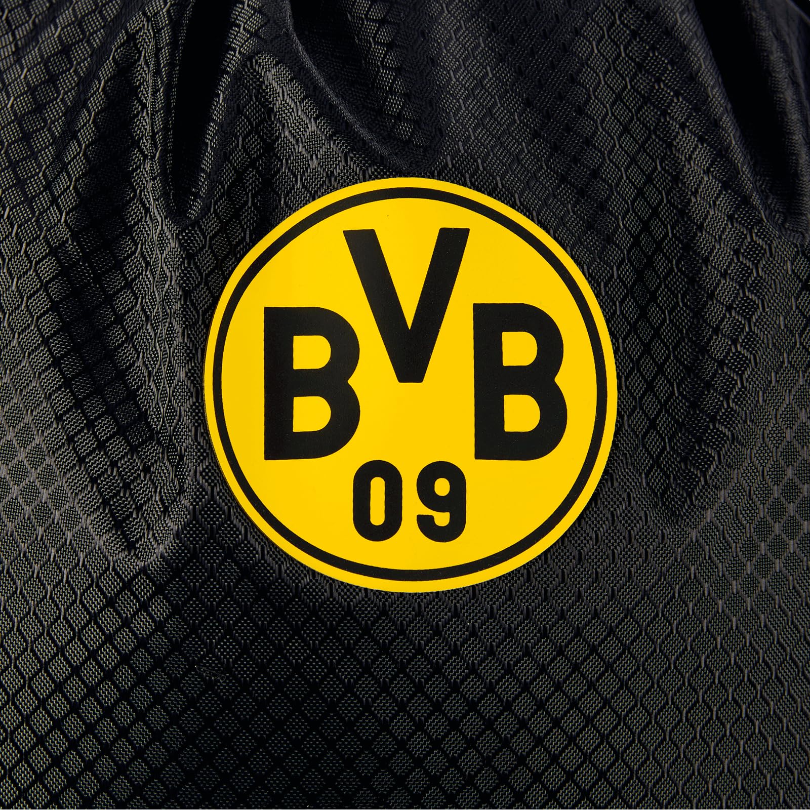 Borussia Dortmund BVB worek sportowy – sportowa torba gimnastyczna z logo BVB, 100% poliester, sznurek do ściągania, idealny do treningu, uprawiania sportu i rekreacji, czarny