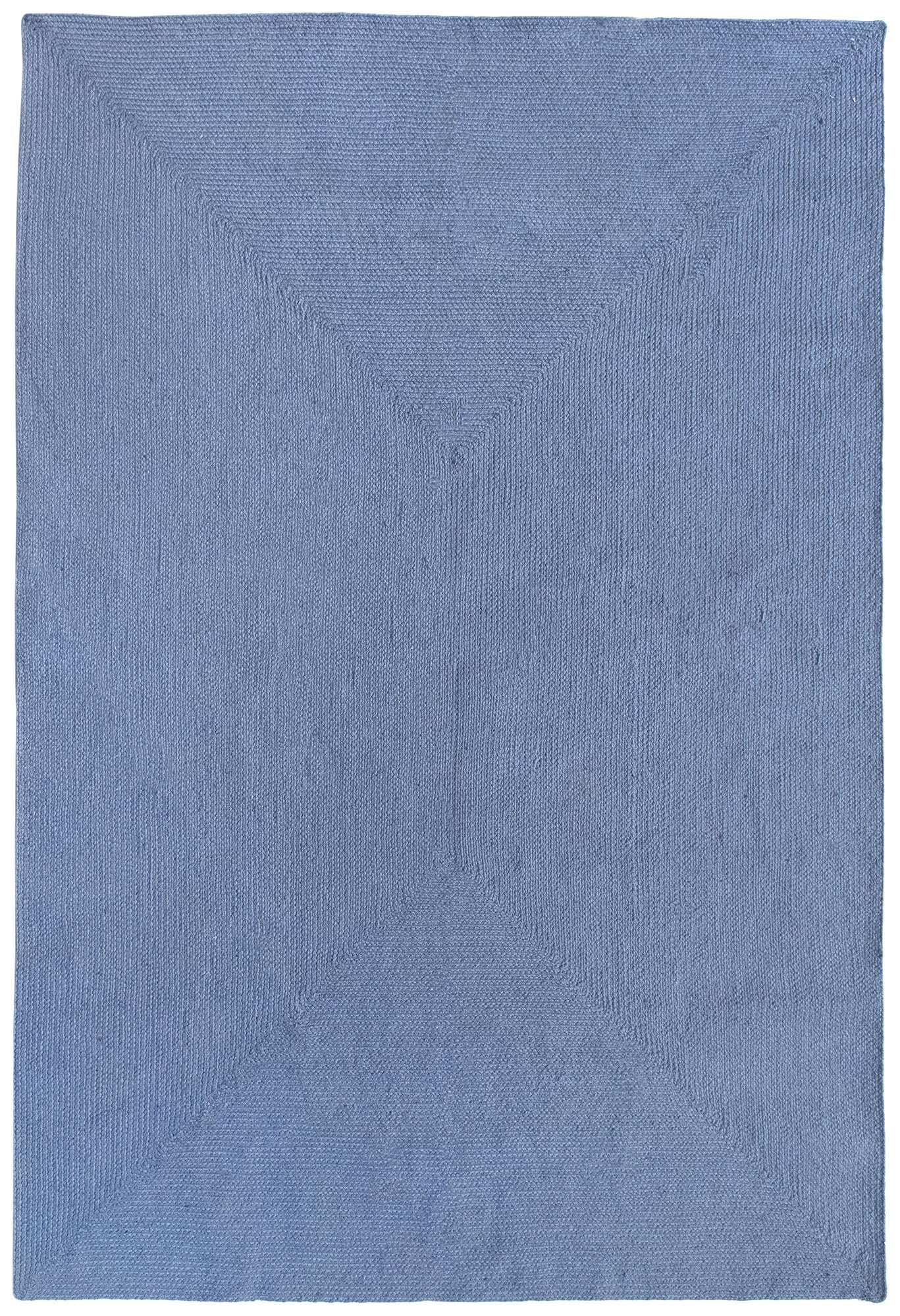 Tapis extérieur pour terrasse et salon bleu HAMID Nansa 230x160cm lavable