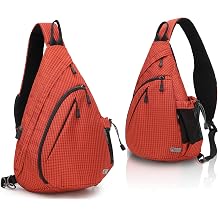 TurnWay Water-Proof Sling bag/Crossbody Backpack/Shoulder Bag with USB Charging Port for Travel, Hiking, Cycling, Camping