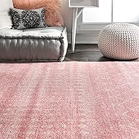 Vista 63 de nuLOOM 2x8 Alfombra de Área Blythe Marroquí, Negro y Blanco, Diseño Bohemio Desvanecido, Resistente a Manchas, Para Dormitorio, Comedor, Sala