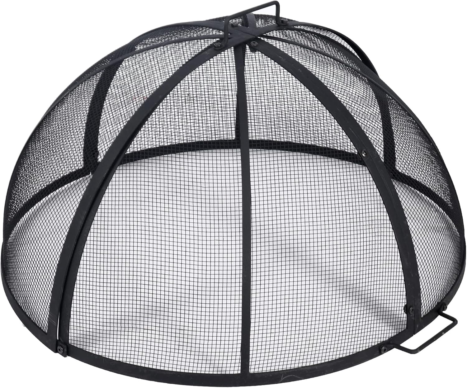REDCAMP Fire Pit Spark Screen with Ring Handle, Heavy Duty