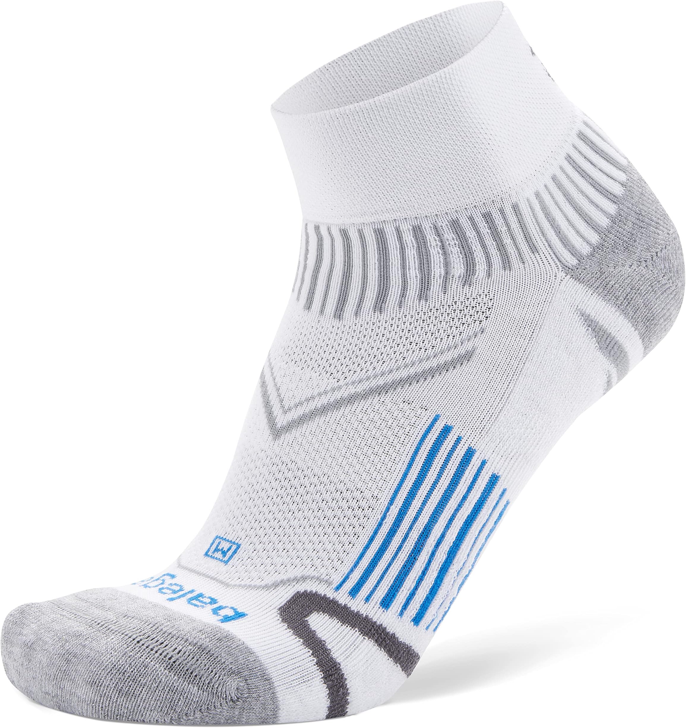 [Balega] ソックス。 Enduro Arch Support Performance Quarter Athletic Running Socks (1 Pair) ホワイト M