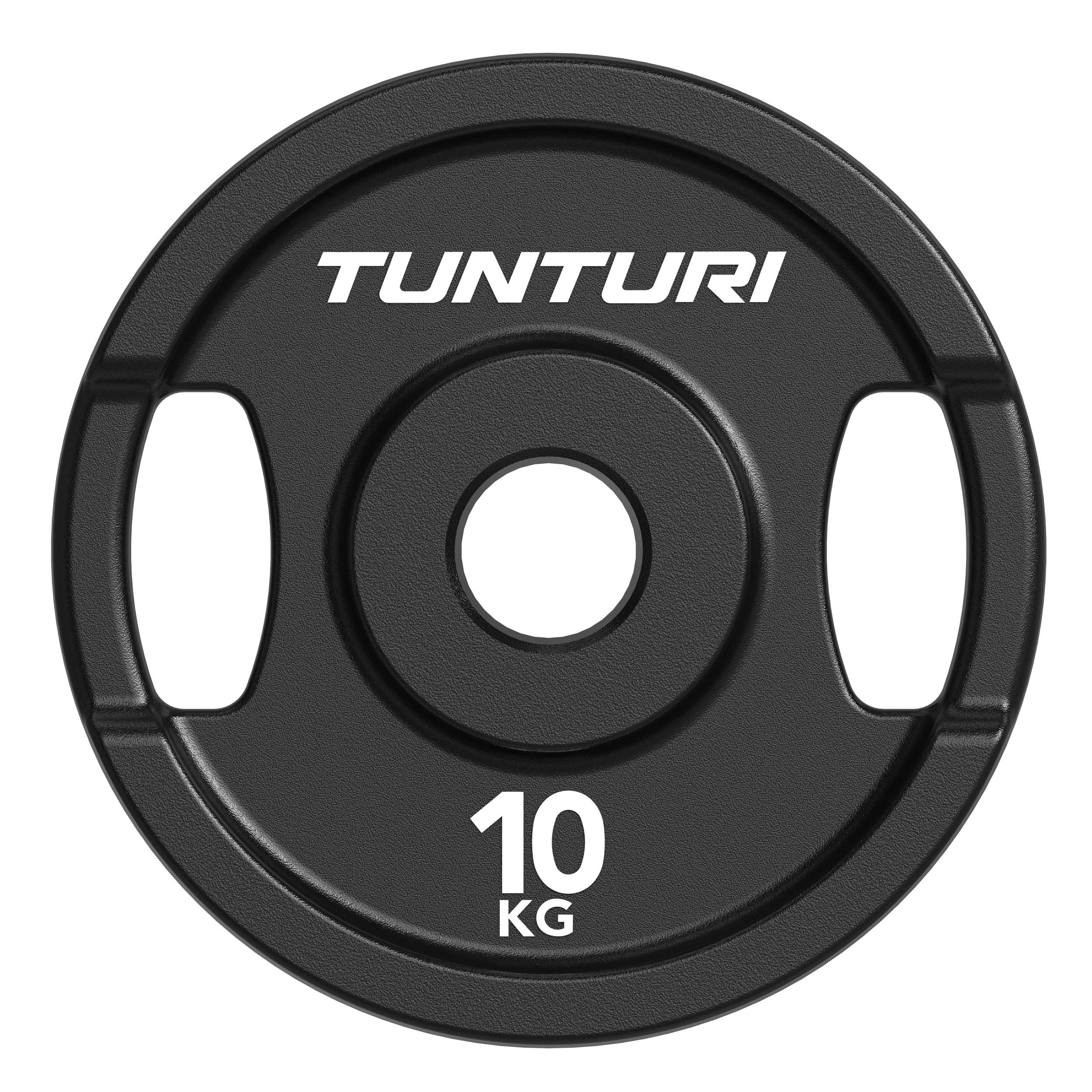 Tunturi Platinum Gusseisen Gewichtsscheiben – Olympische Hantelscheiben – 295 kg – Set