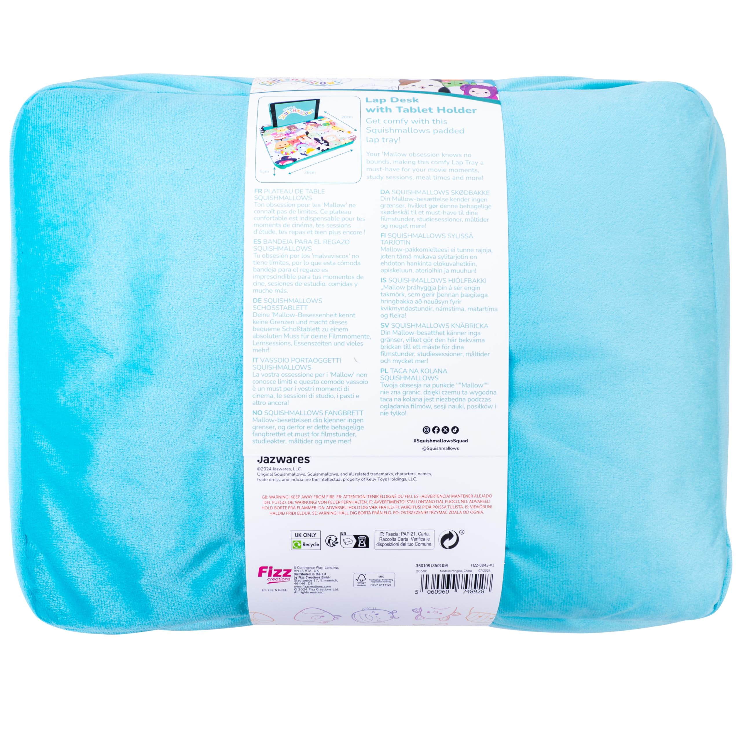 WONDEE Squismallows Supporto per iPad e tablet per bambini, Vassoio per Mangiare o Giocare Tenendo in Mano il Tablet, Regali Originali per Bambini con i personaggi di Squismallows