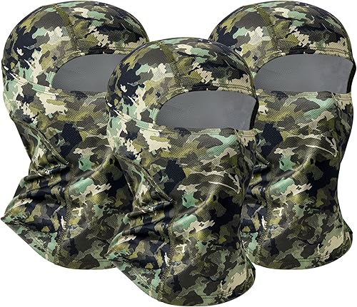 Pasamontañas de esquí, 3 piezas, cubierta completa para hombres y mujeres, máscara facial completa transpirable para esquiar deportes al aire libre