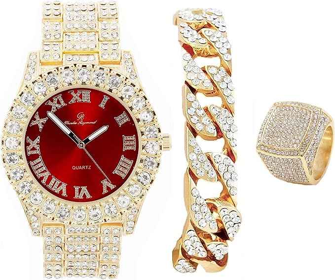 amazon iced out watch