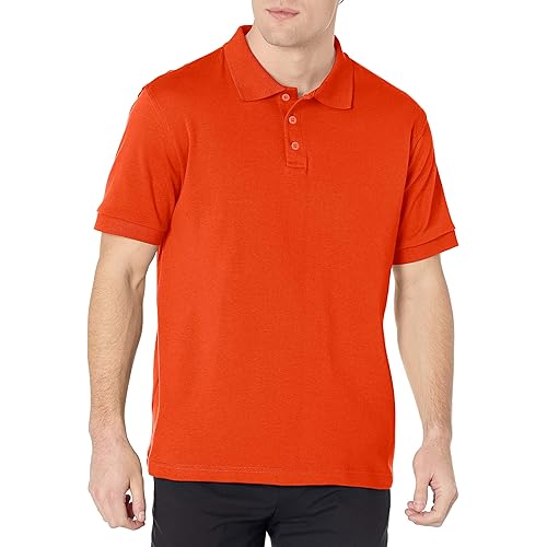 Classroom Men's Adult Unisex Short-Sleeve Interlock Polo Shirt