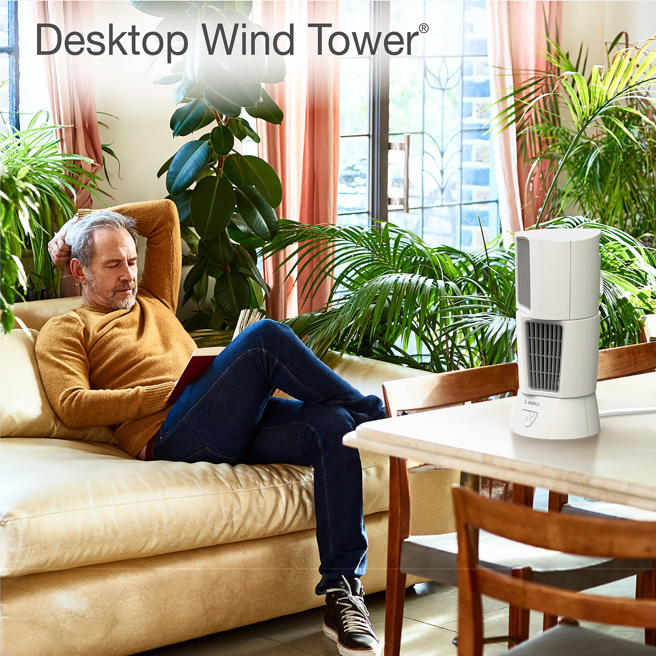Lasko's Platinum Desktop Wind Tower (4917),White, Small : Amazon.ca: Home