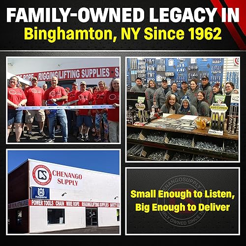 Miniatura 8 de DD Sling (fabricado en Estados Unidos) de 1 pulgada y 2 pulgadas de ancho por 4 pies a 12 pies de longitud en el listado, 2 capas, eslingas de