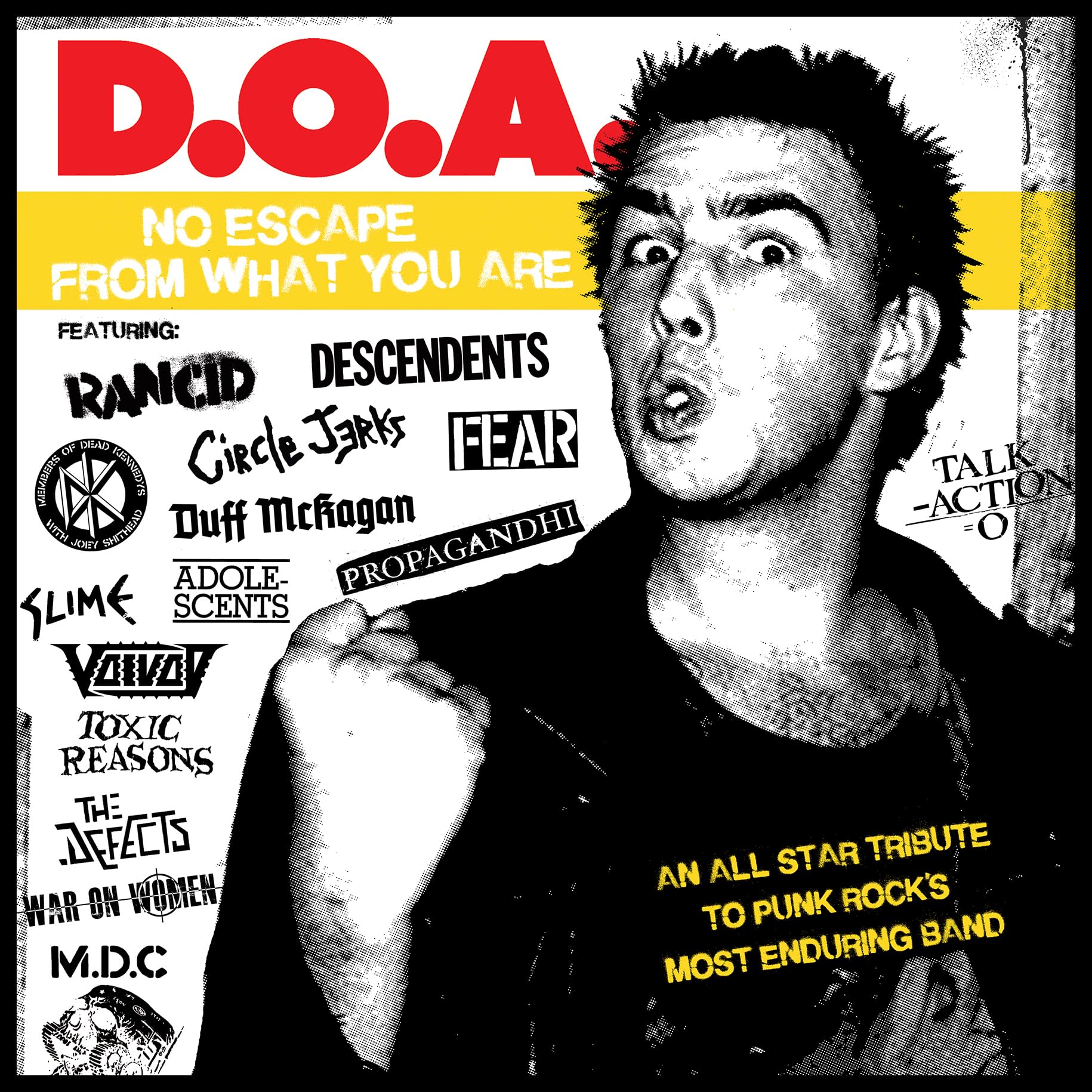 D.O.A. - No Escape From What You Are: An All Star Tribute To Punk Rock's Most Enduring Band [VINYL]