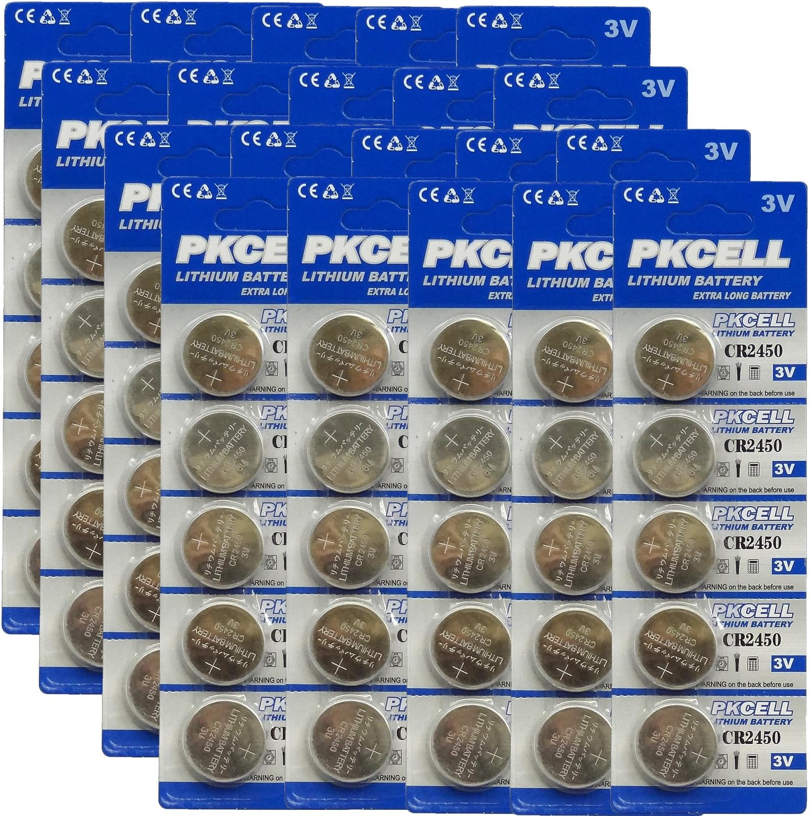 BlueDot TradingCR2450 Lithium Cell Battery, 100 Count