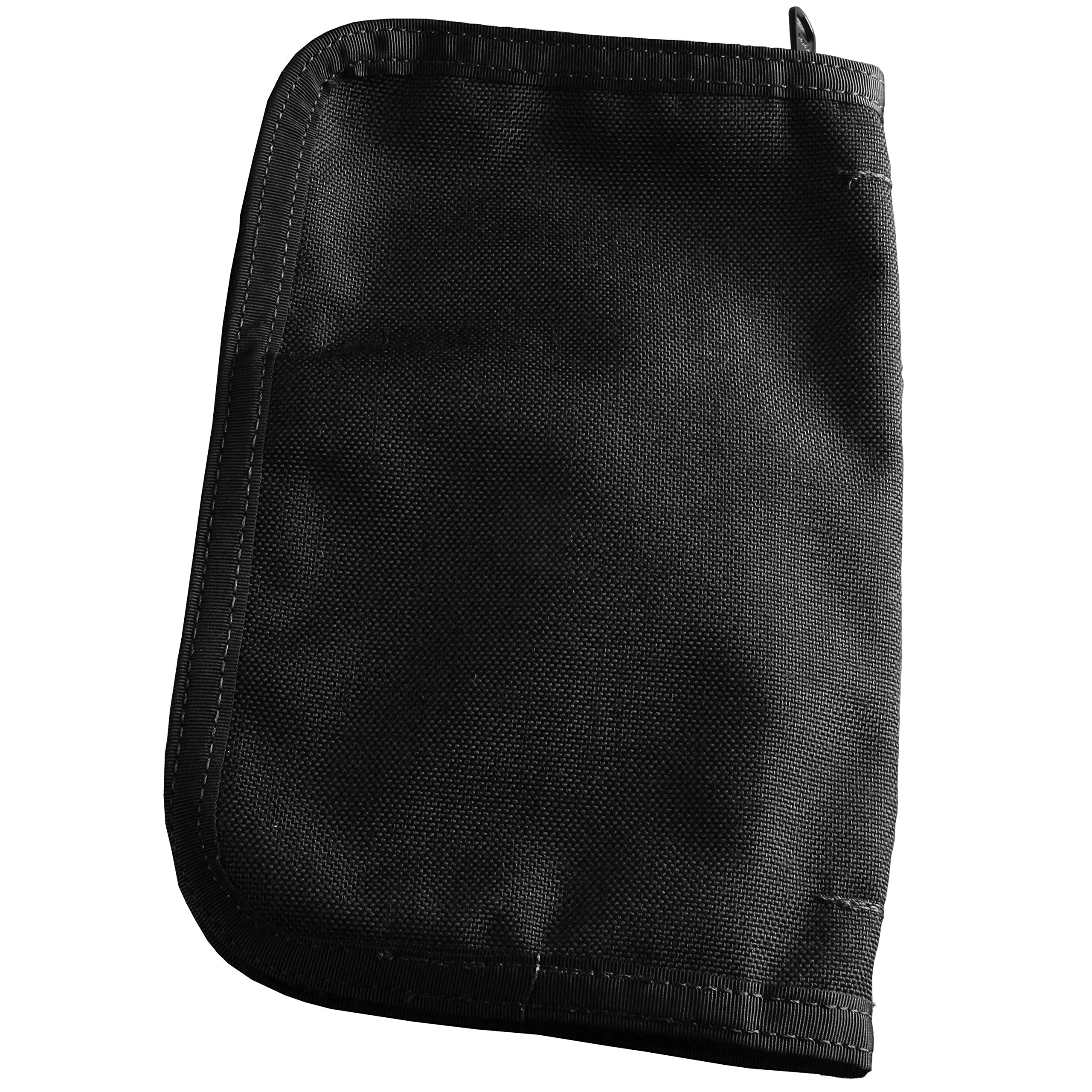 Rite in the Rain, Funda para cuaderno de tela Cordura resistente a cualquier clima, 14 x 22 cm, cubierta negra, N.º C980B)