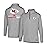 Ultra Game NFL Official Adults Super Soft Quarter Zip Long Sleeve T-Shirt - Unisex, Kansas City Chiefs, Heather Gray, Large