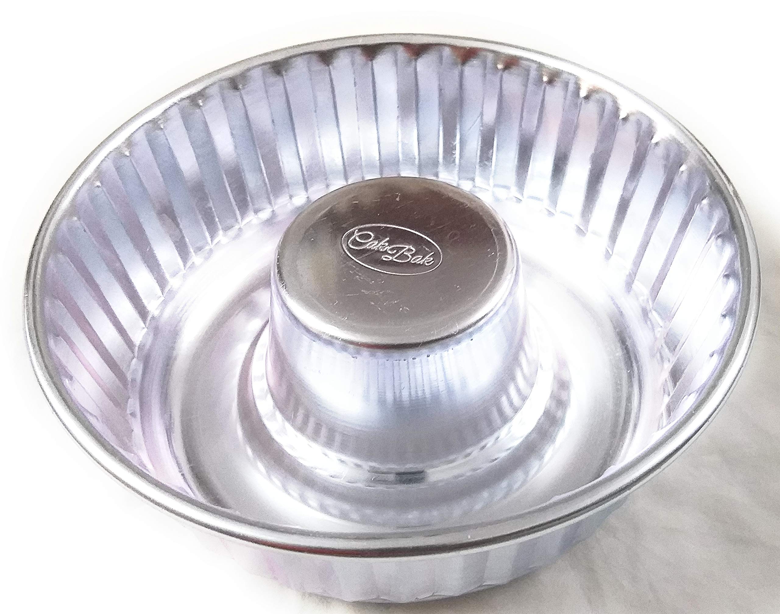 Bakery HUB Aluminium Cake Baking Volcano/Bundt Pan 6 Inch & 7 Inch (Set of 2) 2