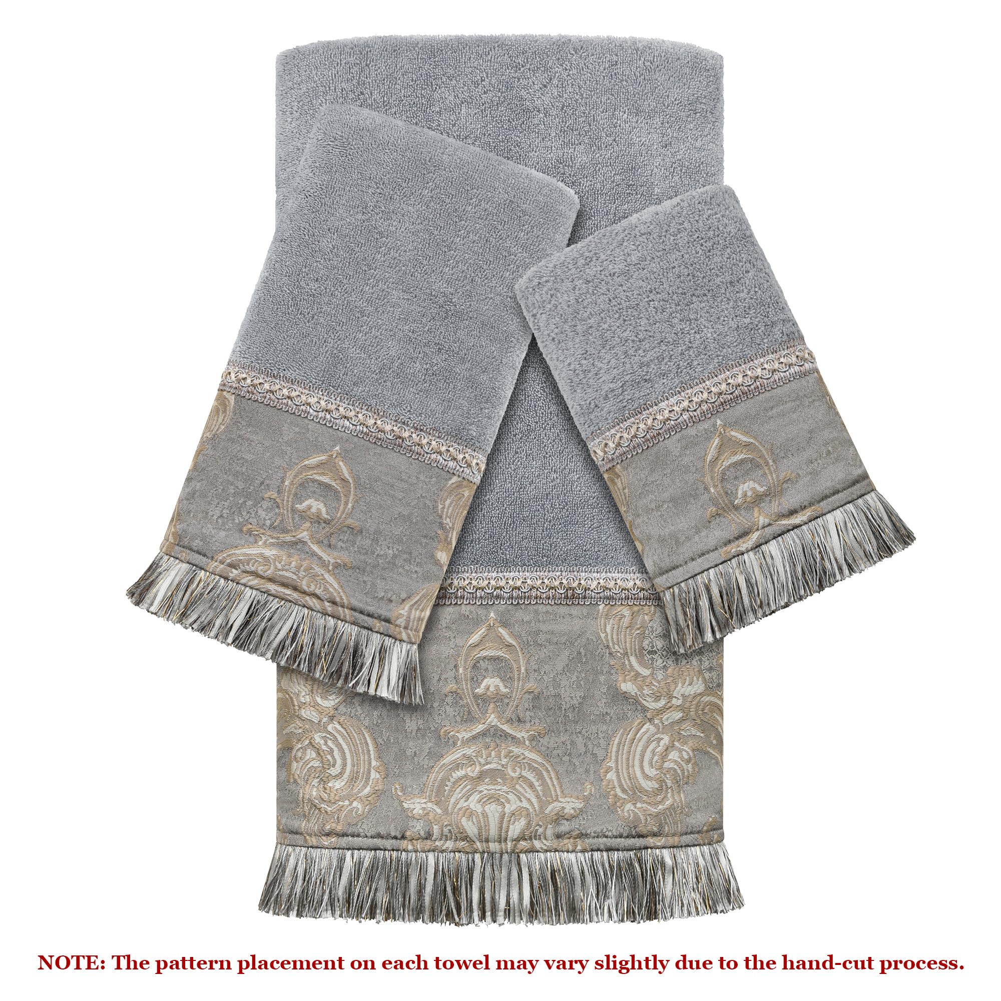 Amazon.com: Loom and Mill Luxury Cotton Decorative Bath Towel Set