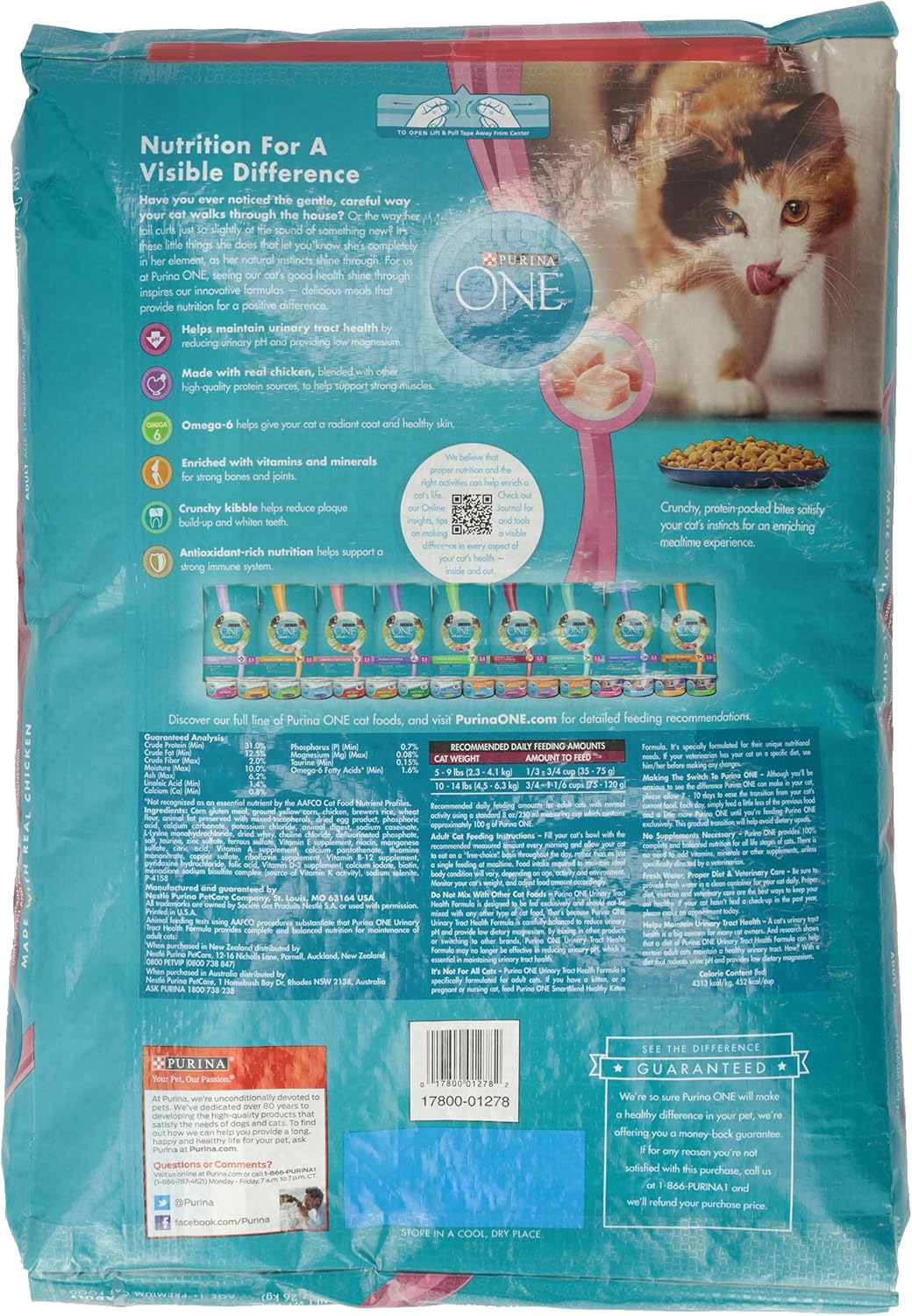 Purina O.N.E. Special Care Cat Food Adult Urinary Tract Health Formula, 16 lb