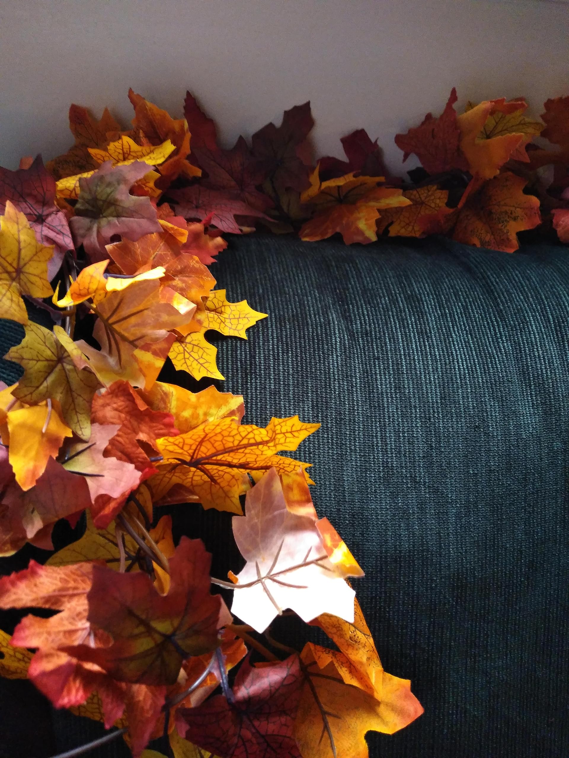 Autumn Leaves Garland for Fall Home Decorating