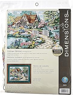 Dimensions Premium Cottage Retreat Large Needlepoint Kit (16'' x 10'')