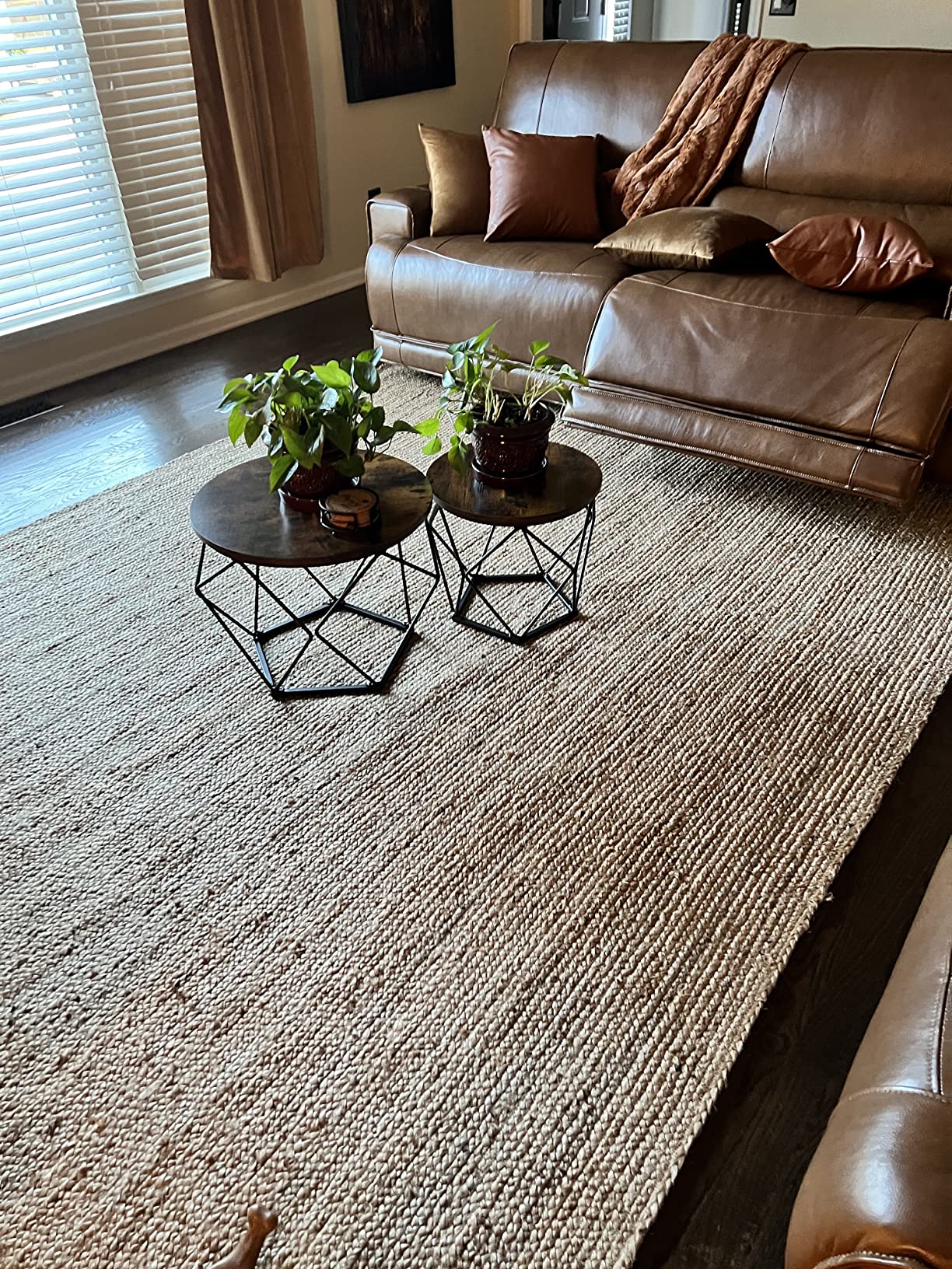 11/mo Finance Signature Loom Handcrafted Farmhouse Jute Accent Rug